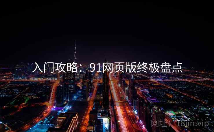 入门攻略：91网页版终极盘点
