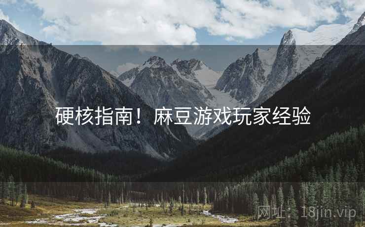 硬核指南！麻豆游戏玩家经验